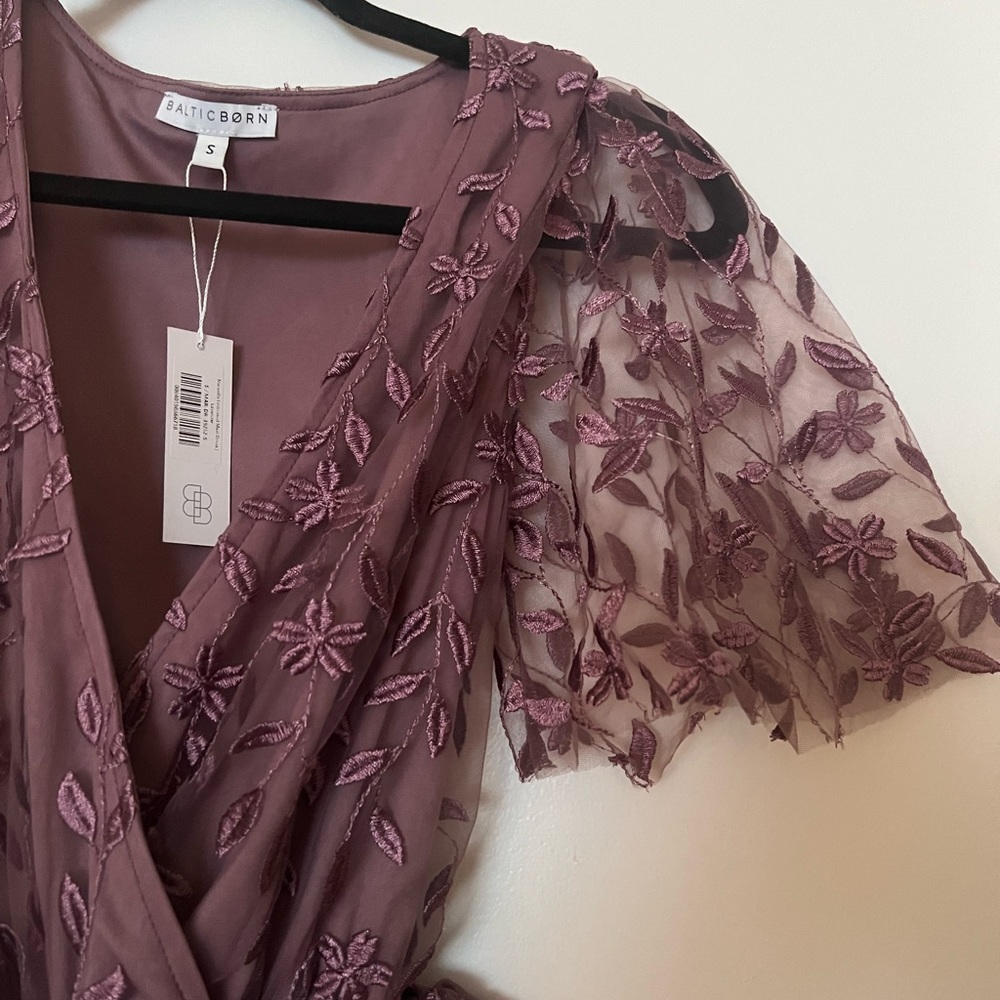 NWT Baltic Born Marseille Embossed Maxi Dress.
